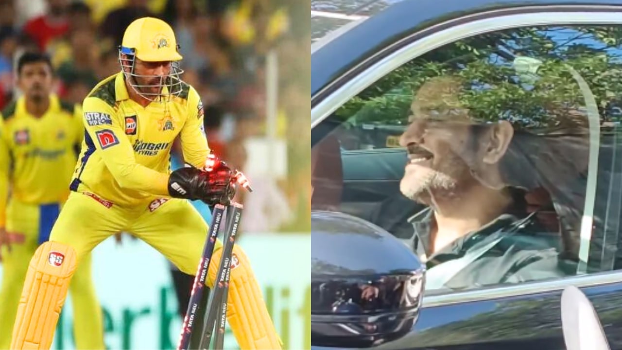 MS Dhoni Selfie With Fans On Mumbai Roads