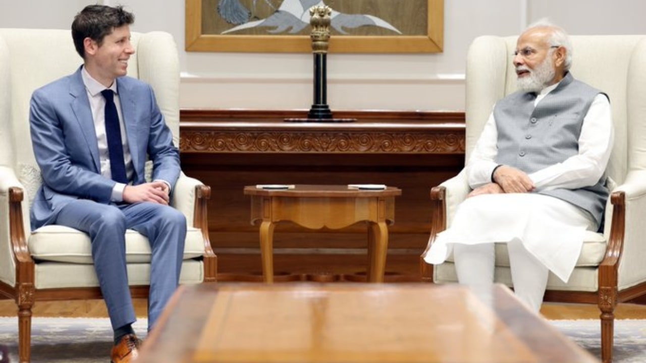 PM Modi Meeting With OpenAI CEO Sam Altman