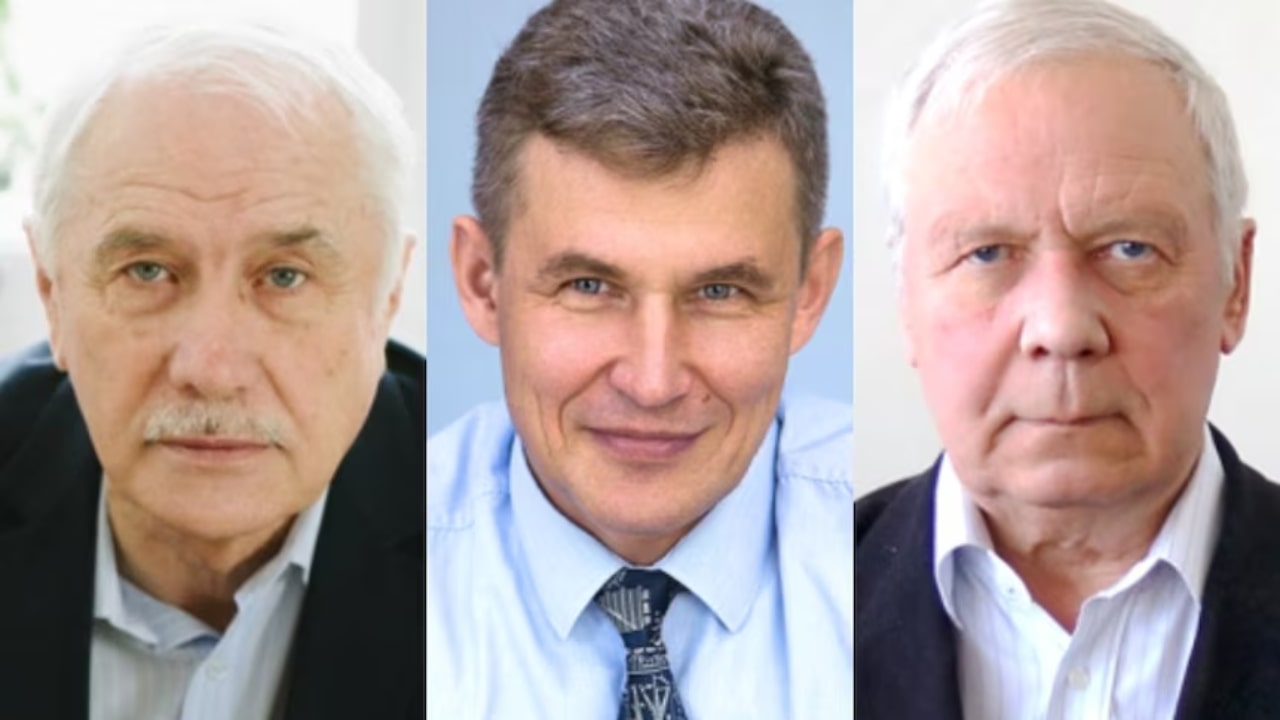 Scientists Anatoly, Alexander and Valery