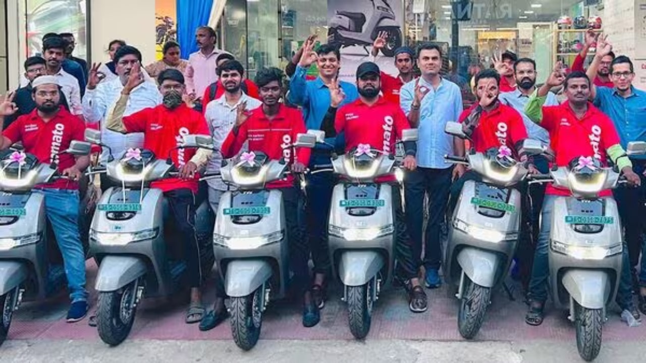 TVS Partners With Zomato