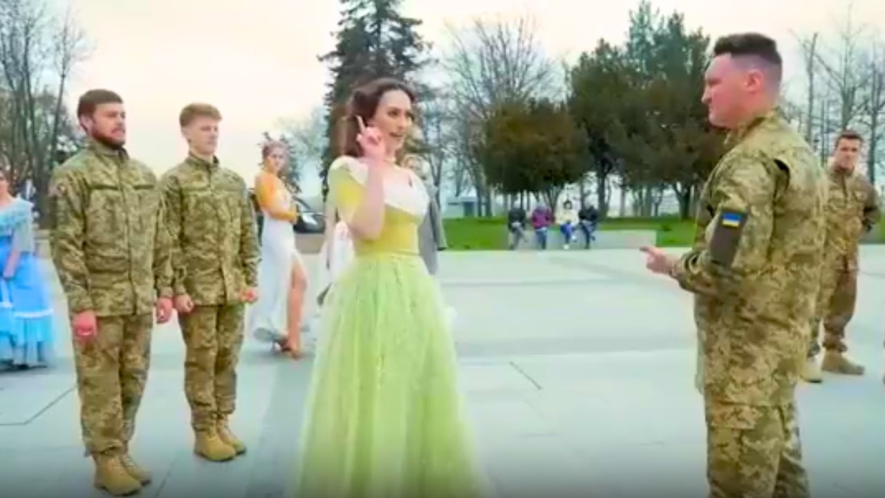 Ukrainian Army Naatu Naatu Dance