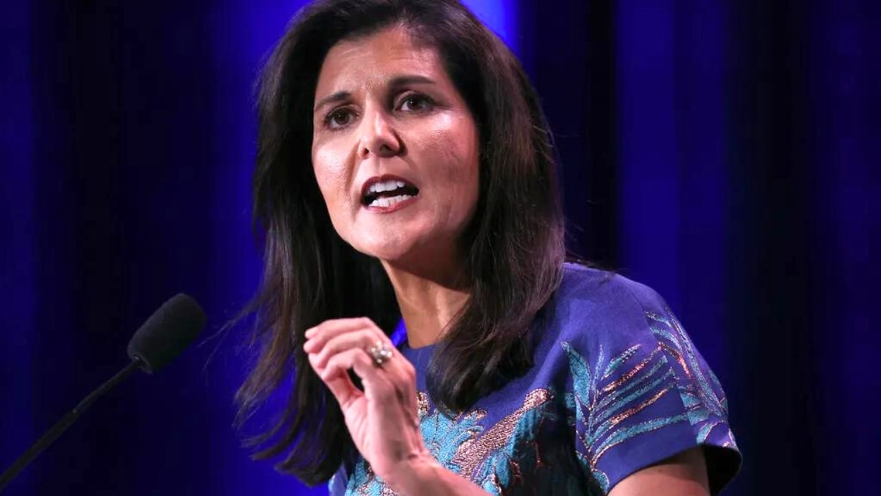 US Presidential Candidate Nikki Haley