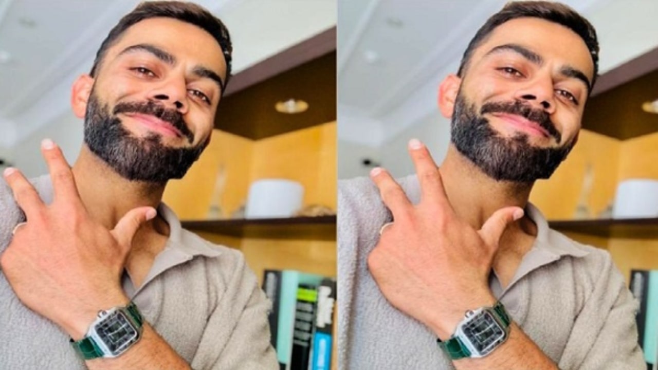 Virat Kohli Santos De Cartier Watch