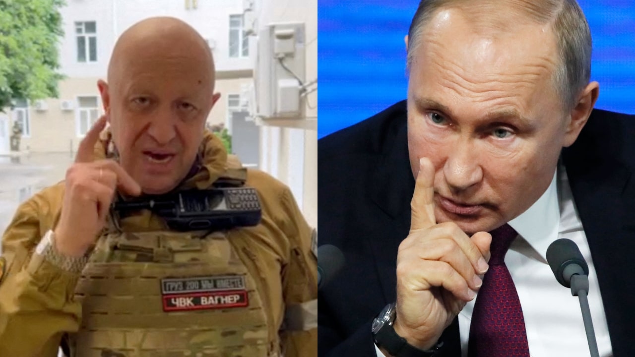 Yevgeny Prigozhin and Vladimir Putin