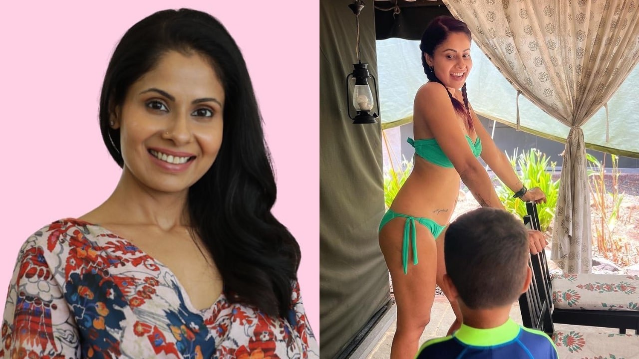 Chhavi Mittal Bikini Pic With Son