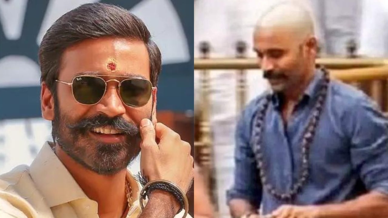 Dhanush Shaved Head