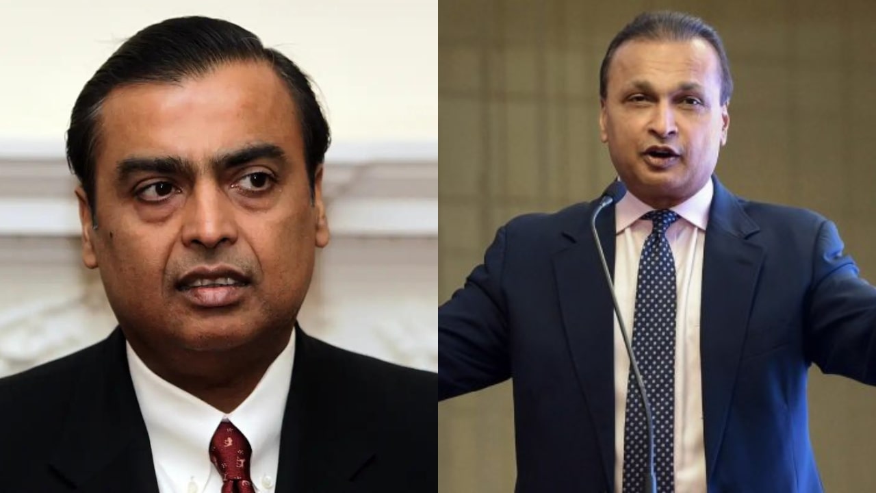 Mukesh Ambani and Anil Ambani