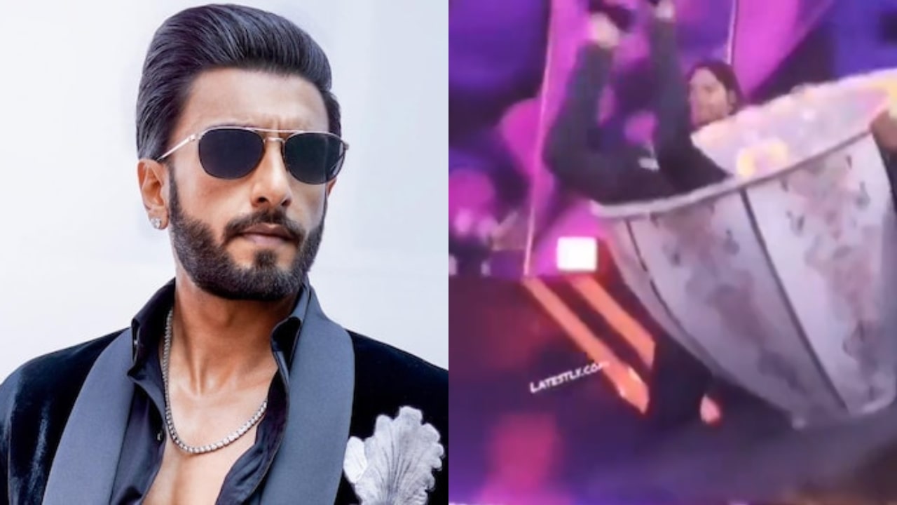 Ranveer Singh Falls Into Drum While Dancing