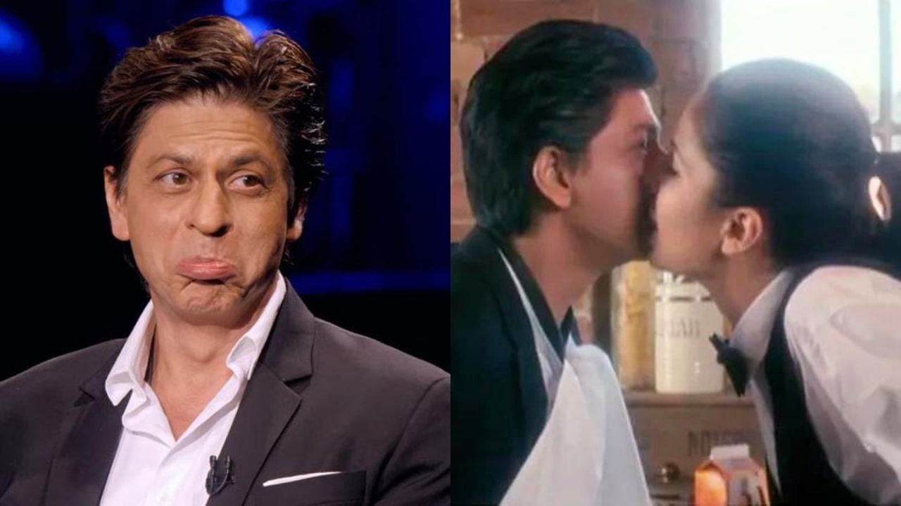 Shah Rukh Khan First Onscreen Kiss