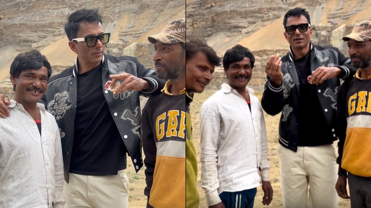 Sonu Sood Advice Labourers To Quit Smoking