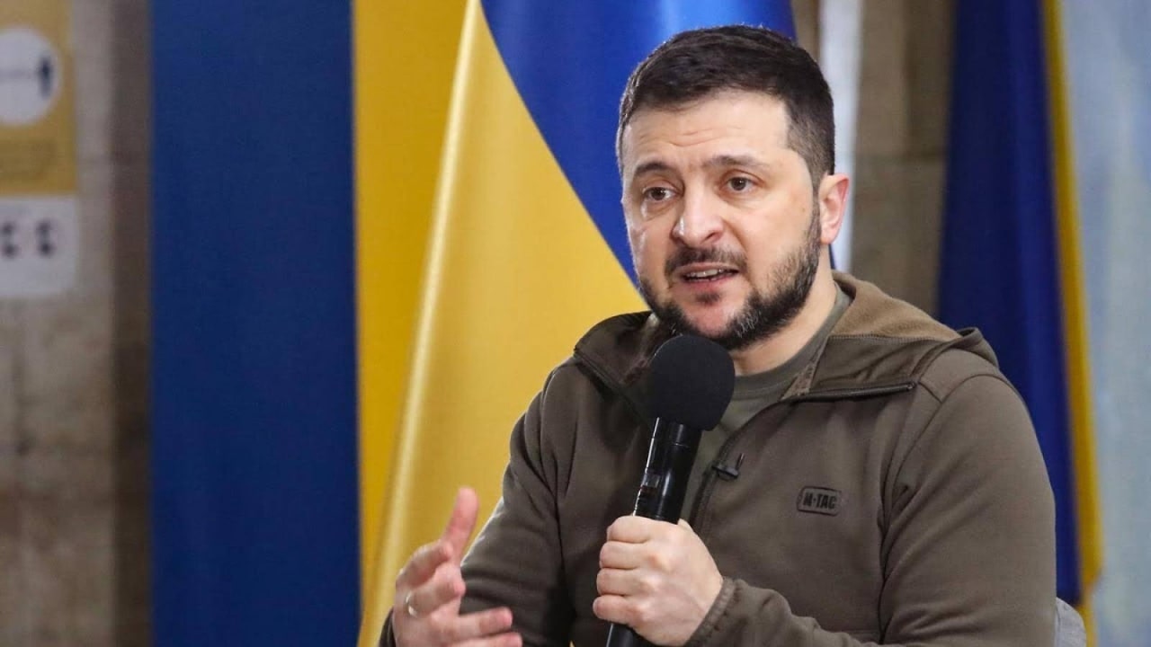 Ukraine President Volodymyr Zelenskyy