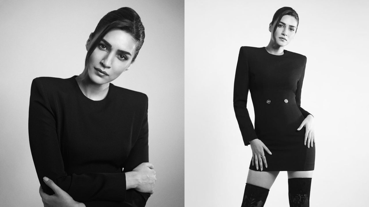 Kriti Sanon Versace Mini Dress