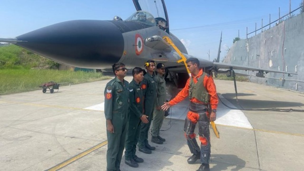 MiG-29 Fighter Jets At Srinagar Airport