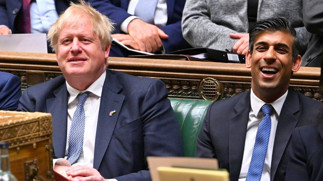 Boris Johnson and Rishi Sunak