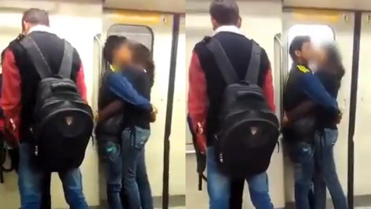 Delhi Metro Obscene Act Video Viral