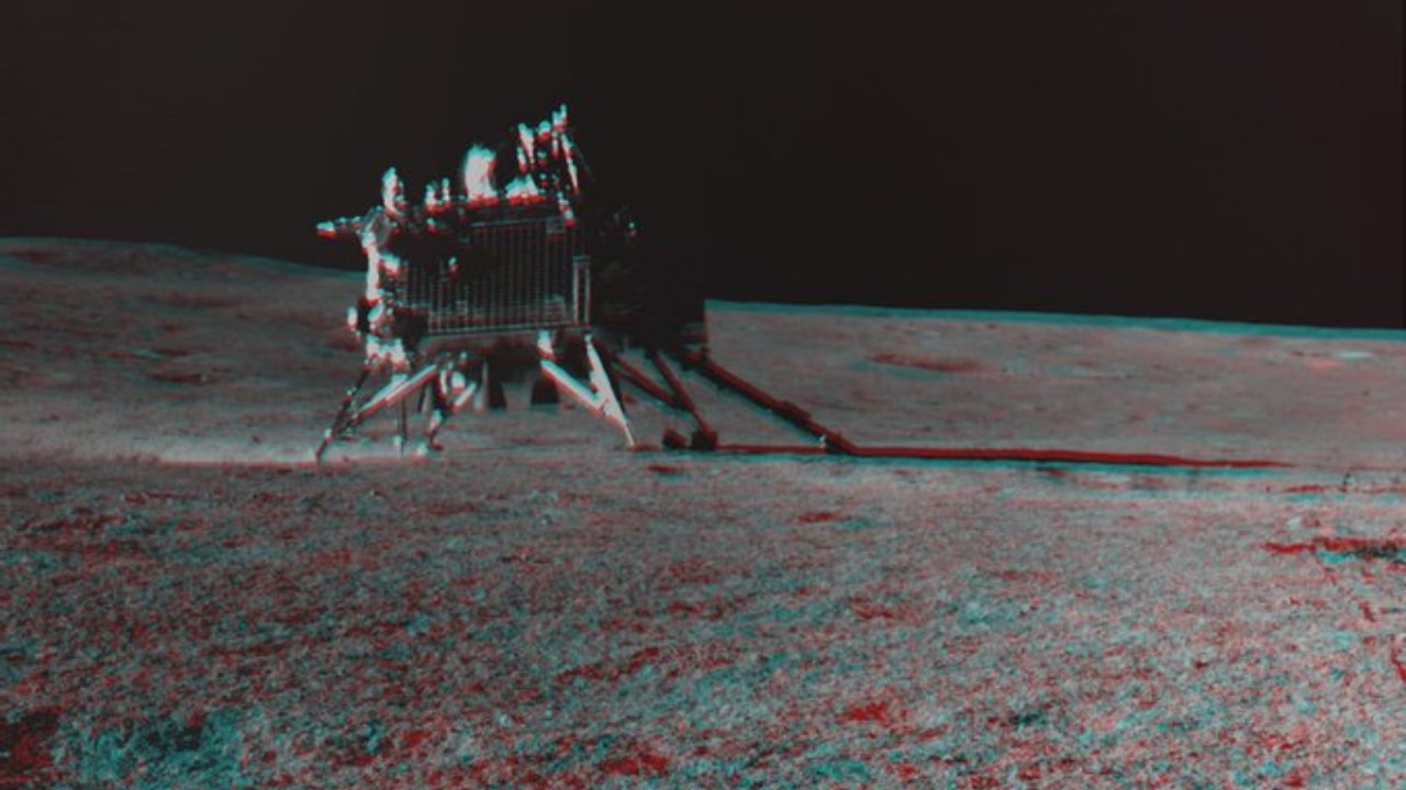 ISRO 3D Moon Picture