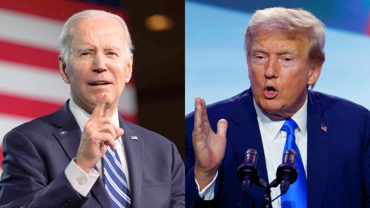 Joe Biden and Donald Trump