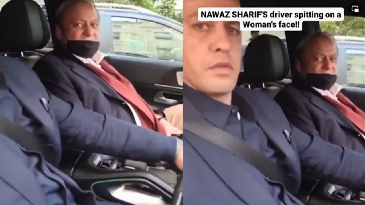 Nawaz Sharif Driver Spits On Journalist