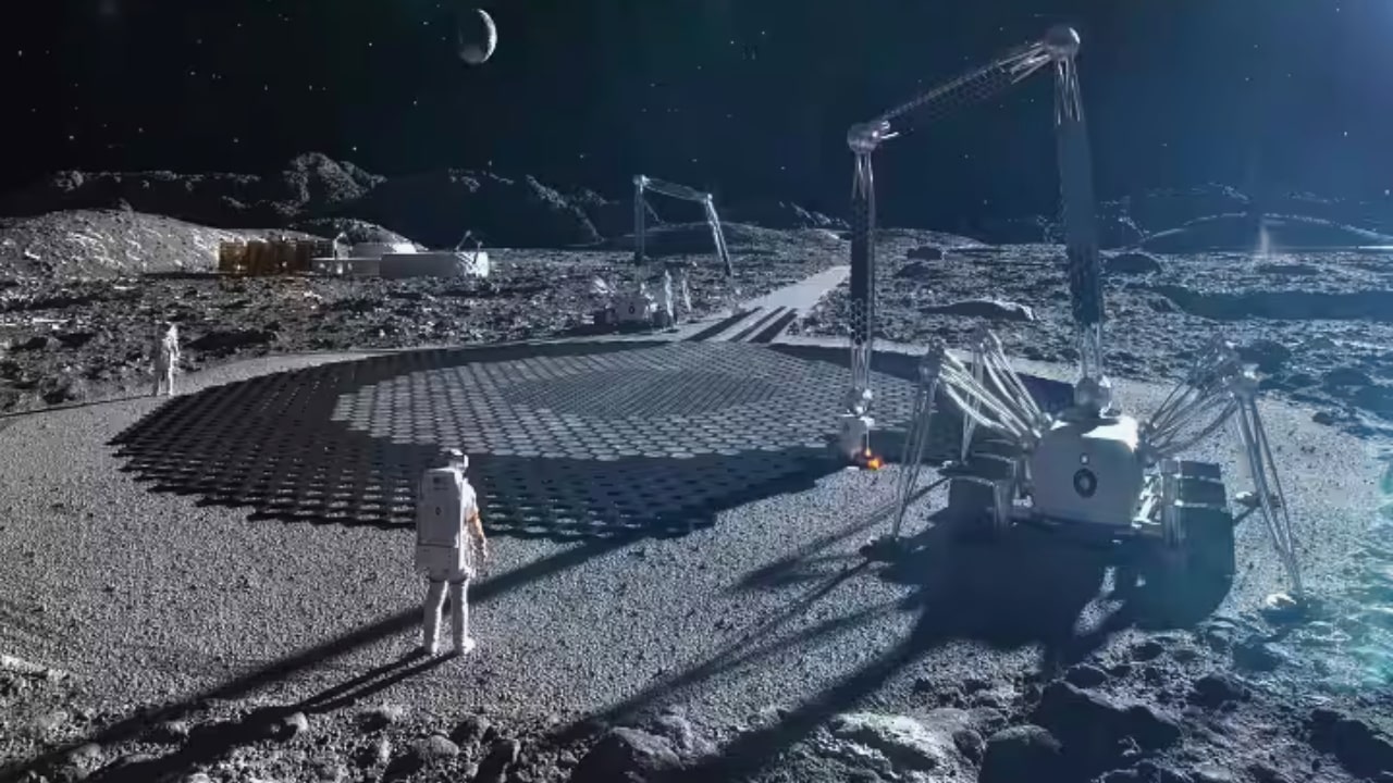 Nuclear Fuel Cells For Moon Base