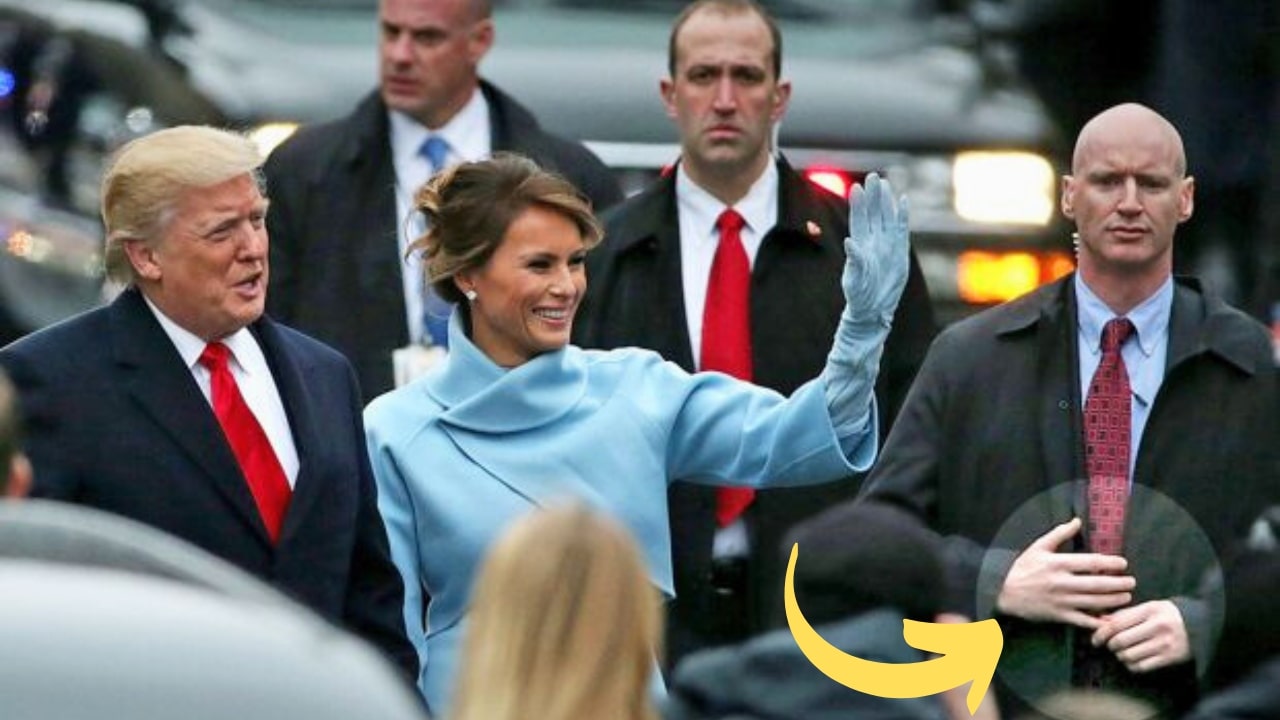 US President Bodyguard Fake Hand