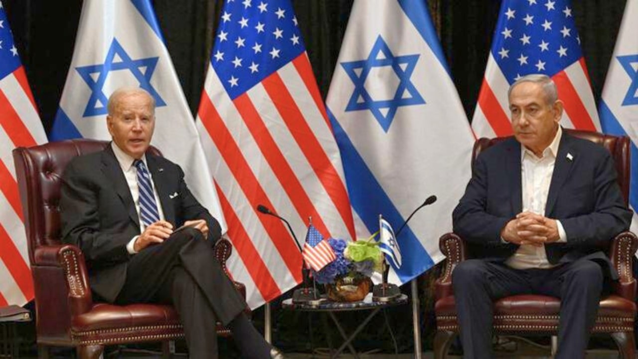 Joe Biden and Benjamin Netanyahu