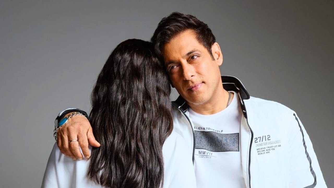 Salman Khan With Mystery Girl