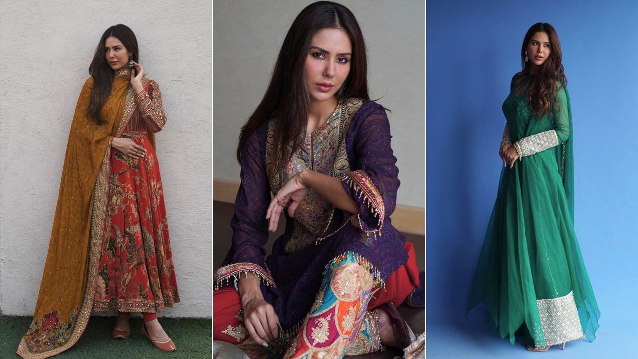 Sonam Bajwa Suit Design