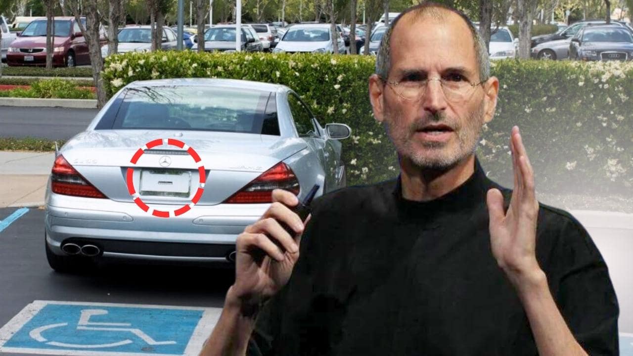 Steve Jobs Car Without Number Plate