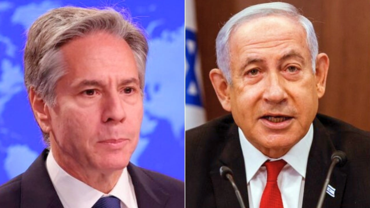 Antony Blinken and Benjamin Netanyahu