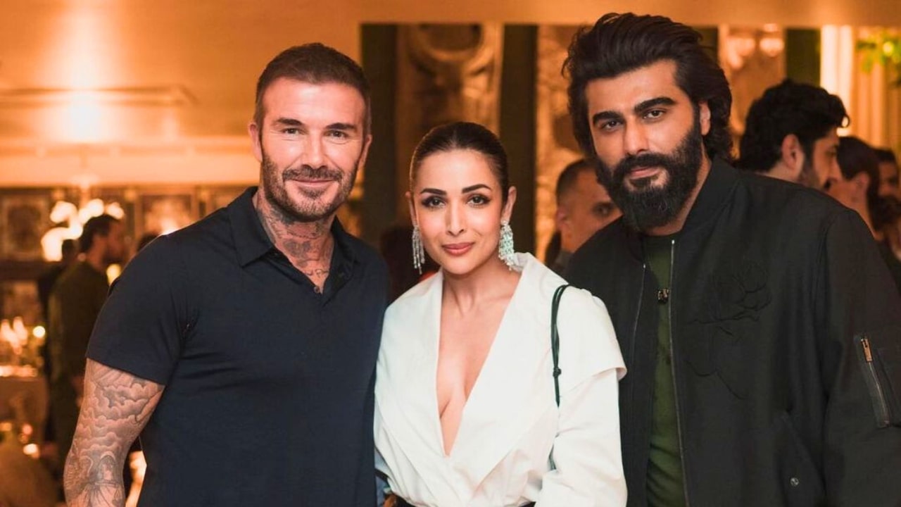 Malaika Arora With David Beckham