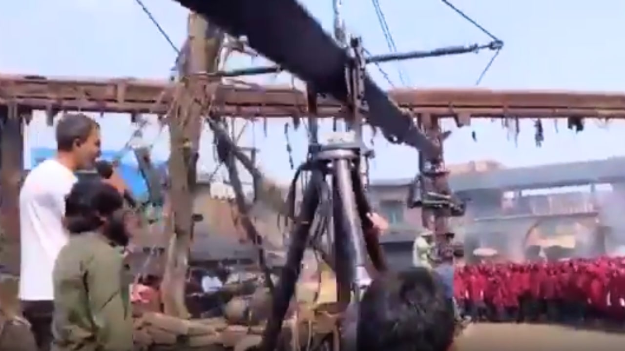 Prabhas Salaar Temple Fight Scene