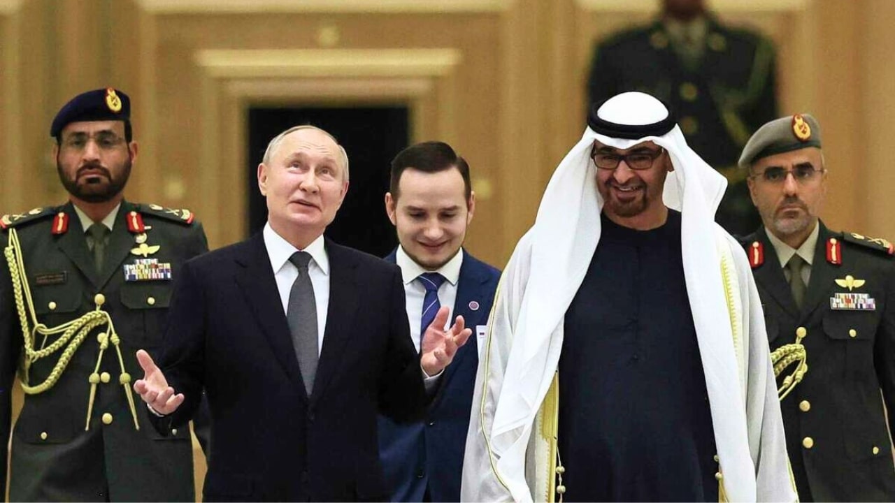 Vladimir Putin Grand Welcome In UAE
