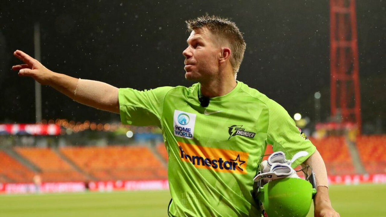 David Warner Sydney Thunder