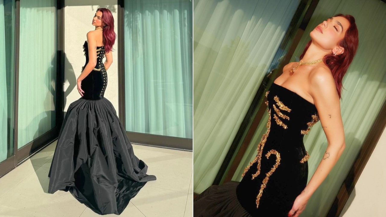 Dua Lipa Golden Globes 2024 Dress