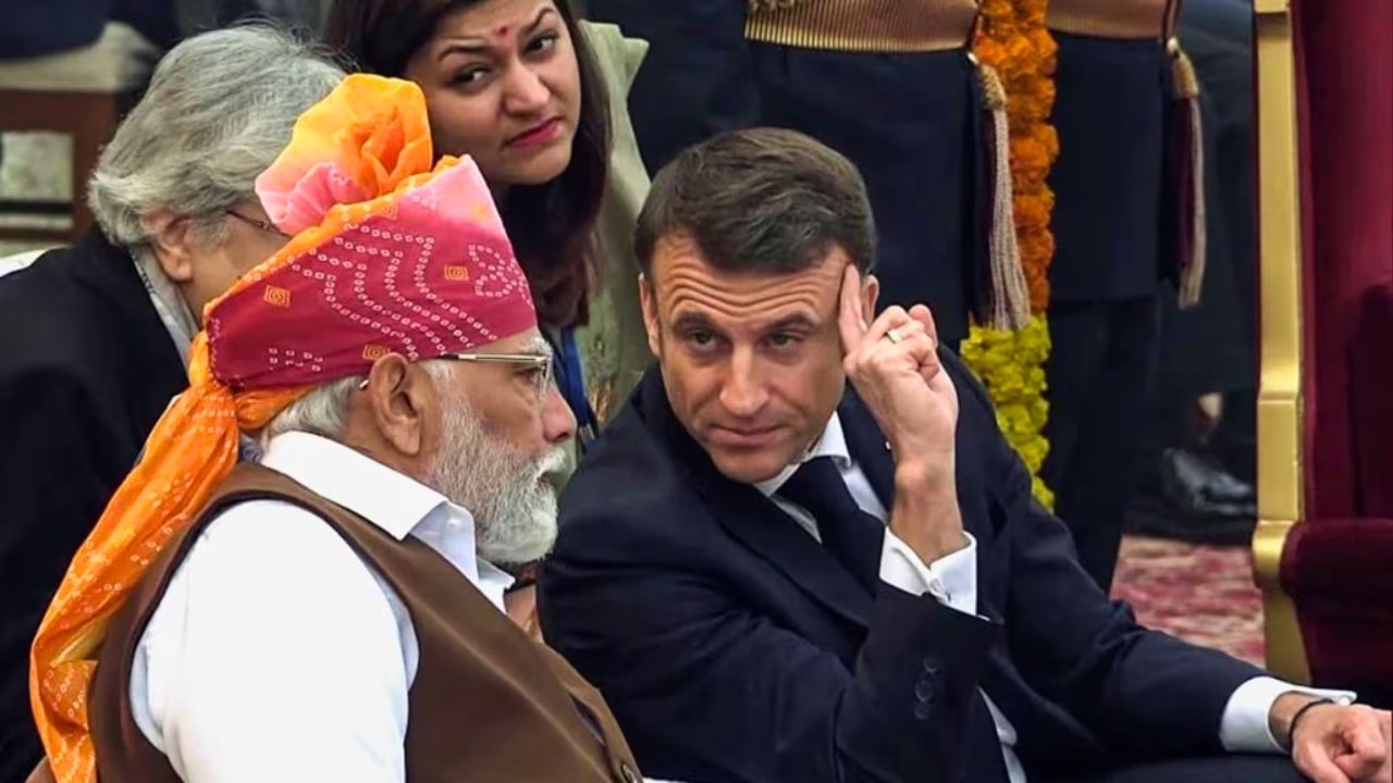 Emmanuel Macron At Republic Day