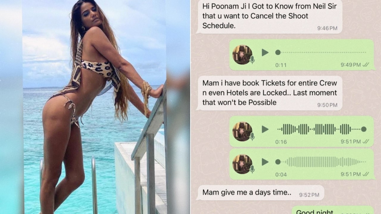 Poonam Pandey Lakshadweep Shoot