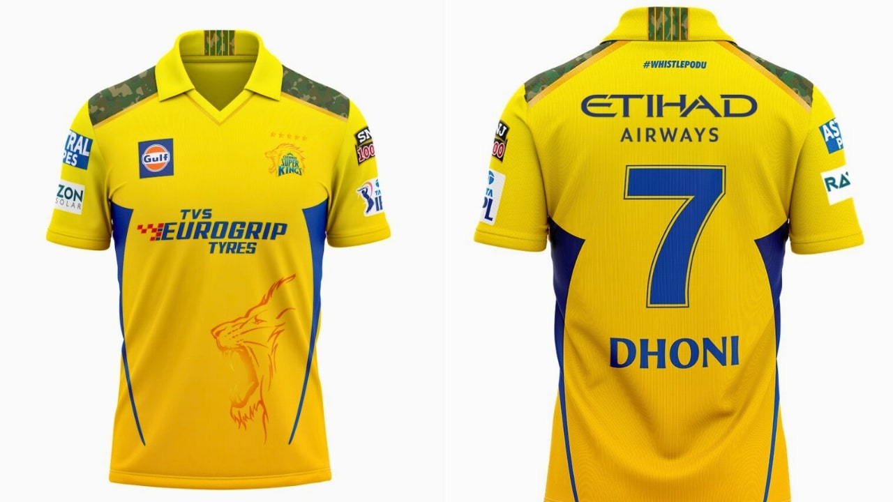 CSK New Jersey IPL 2024