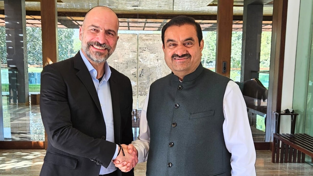 Dara Khosrowshahi Met Gautam Adani