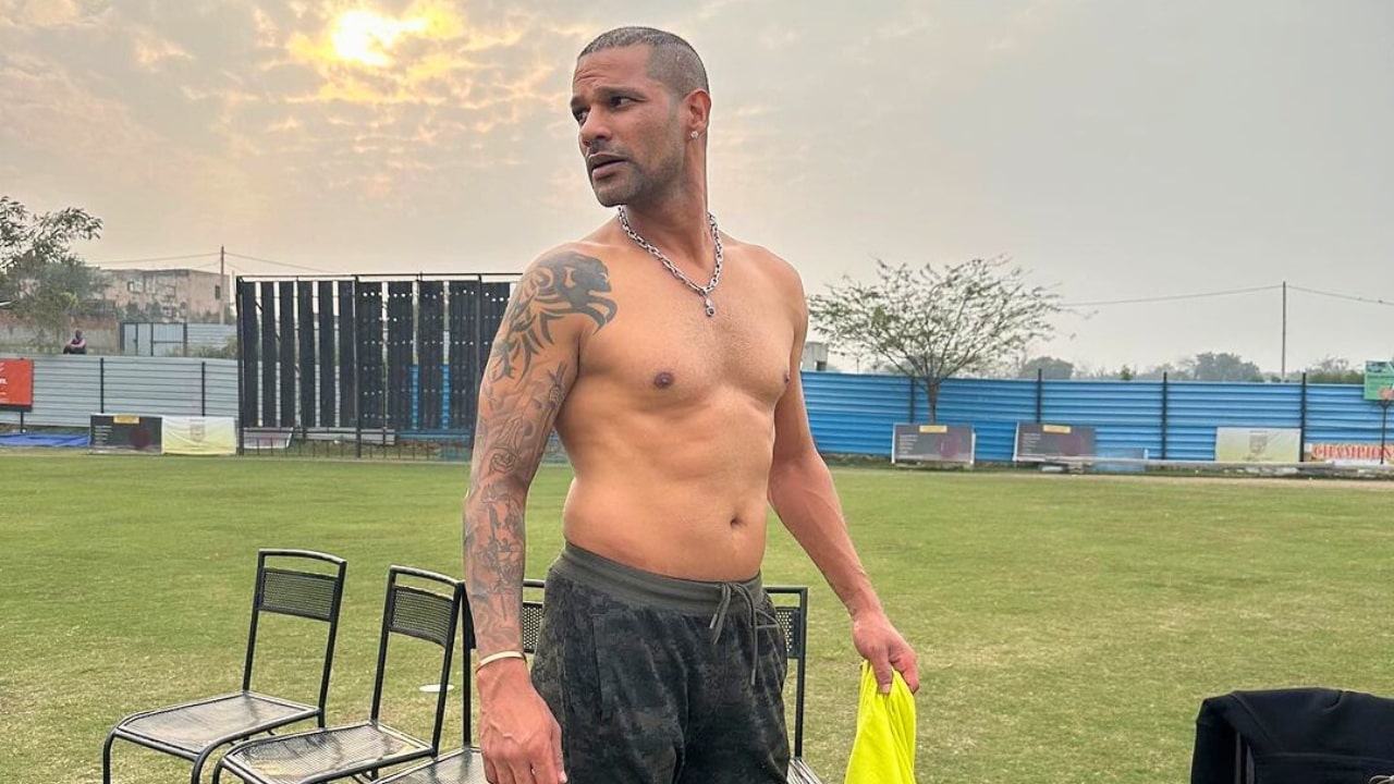 Shikhar Dhawan Training For IPL 2024