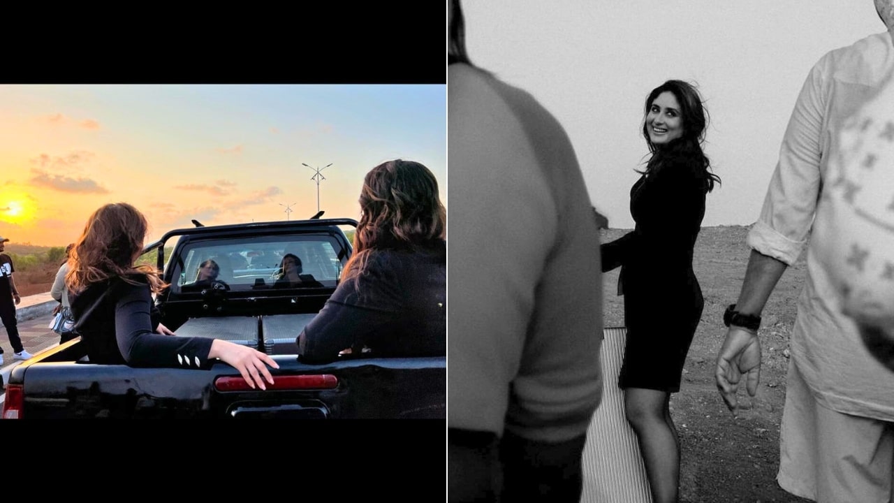 Kareena Kapoor Khan Crew BTS Photos
