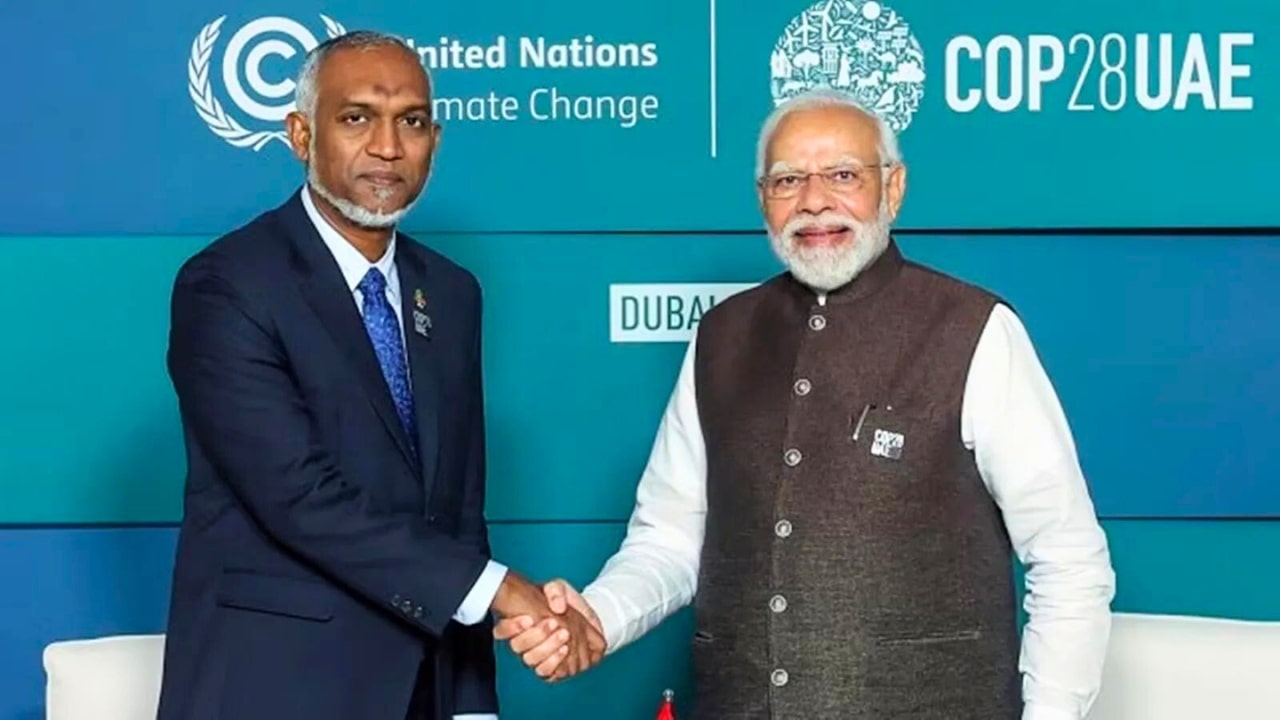 Mohamed Muizzu and Narendra Modi