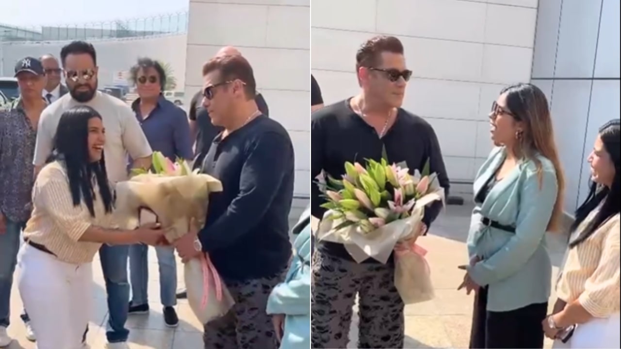 Salman Khan Dubai Black Outfi