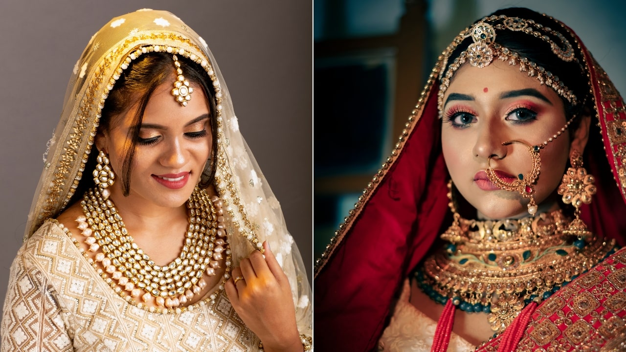 Woman Wearing Bridal Jewellery