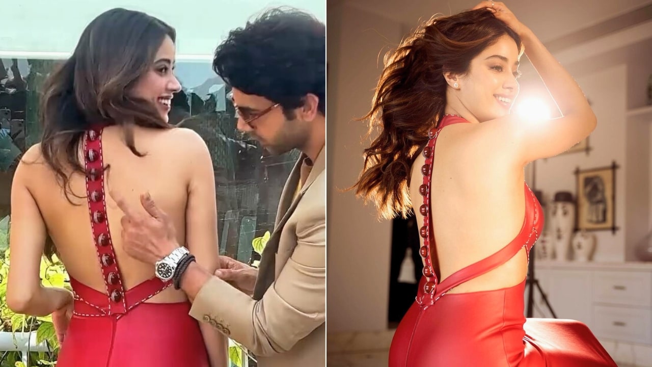 Janhvi Kapoor Cricket Ball Dress
