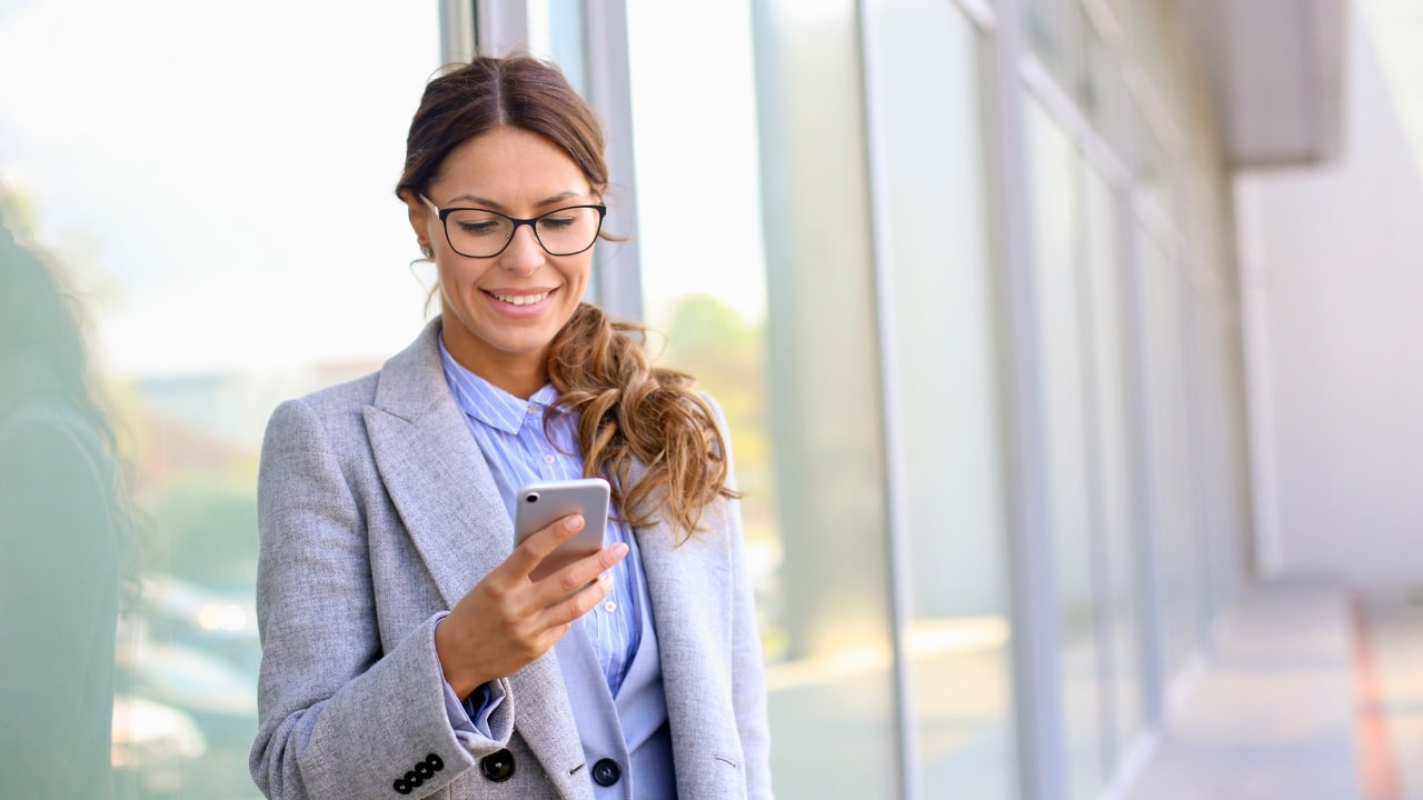 Business Woman On Phone