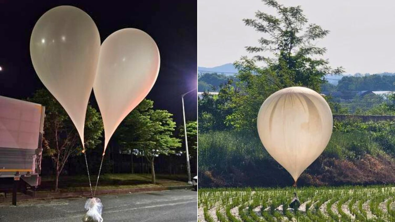 North Korea Balloon Garbage Attack
