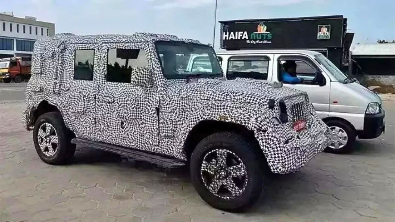 Mahindra Thar Armada Spy Shot
