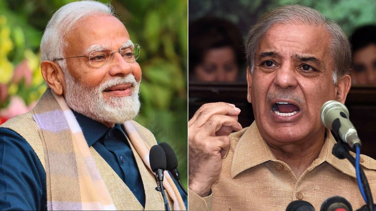 Narendra Modi and Shahbaz Sharif