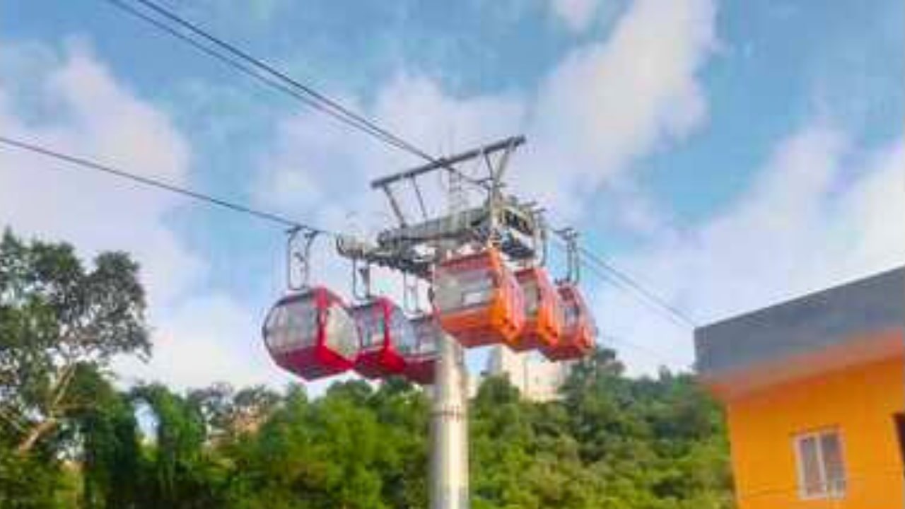 Radha Rani Temple Ropeway