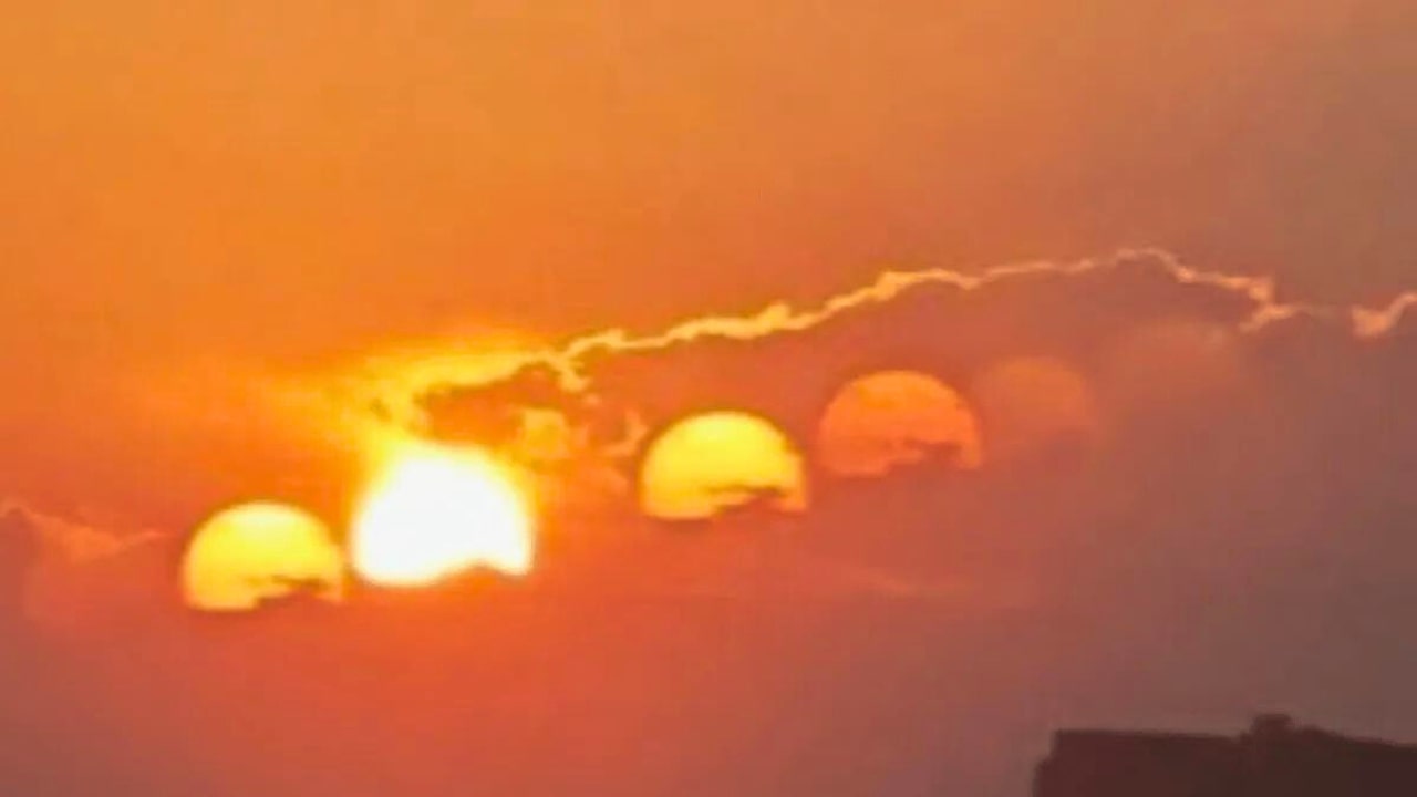 Seven Suns In China Sky